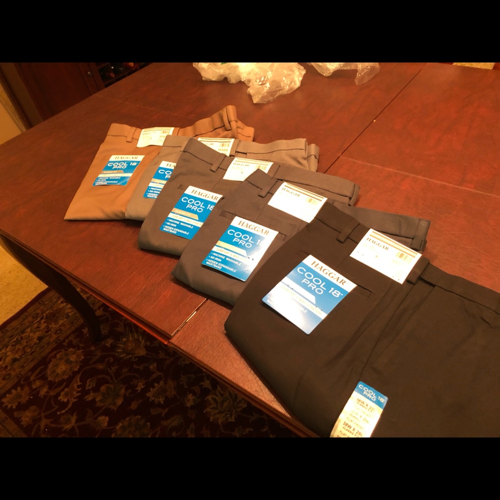 Assorted Haggar Cool 18 Pro Slacks Classic Fit